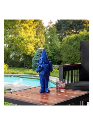 Garden Spirit Figurka dekoracyjna "Security" w kolorze niebieskim - wys. 33 cm