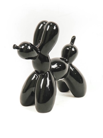 HouseVitamin Figurka dekoracyjna w kolorze czarnym - 19 x 7,5 x 18,5 cm
