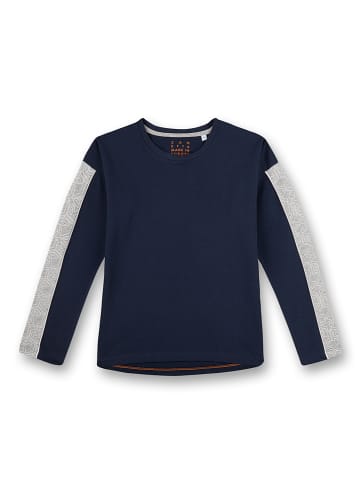 Sanetta Pyjamashirt donkerblauw