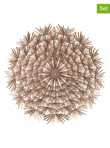 Villa d´Este 6er-Set: Tischsets in Gold - Ø 38 cm