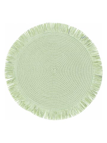 Villa d´Este 4-delige set: placemats groen - Ø 38 cm