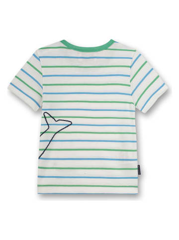 Sanetta Kidswear Shirt in Creme/ Grün