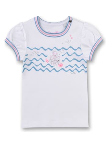 Sanetta Kidswear Koszulka w kolorze białym ze wzorem