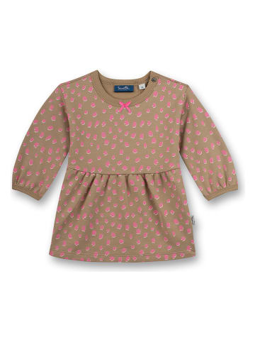 Sanetta Kidswear Kleid in Braun/ Pink