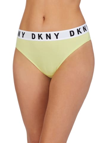 DKNY Figi w kolorze jasnożółto-białym