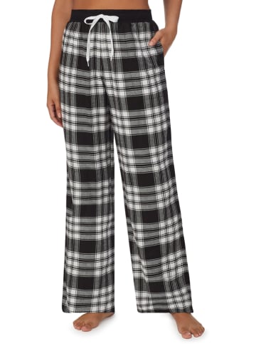 DKNY Pyjama-Hose in Schwarz/ Weiß