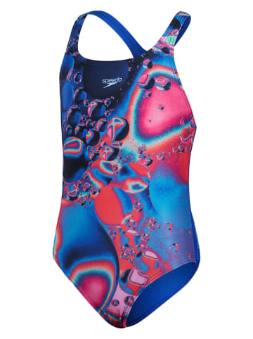 Speedo Badeanzug in Blau/ Pink