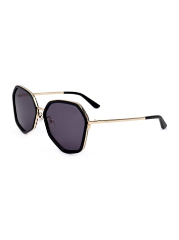 Guess Damskie okulary przeciwsłoneczne w kolorze złoto-szarym