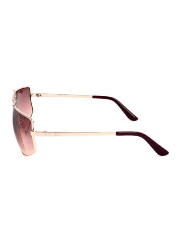 Guess Okulary przeciwsłoneczne unisex w kolorze złoto-fioletowym
