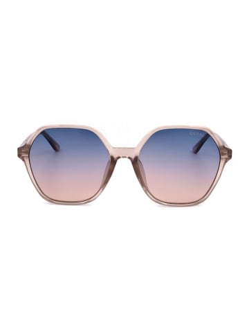 Guess Damskie okulary przeciwsłoneczne w kolorze jasnoróżowo-niebieskim