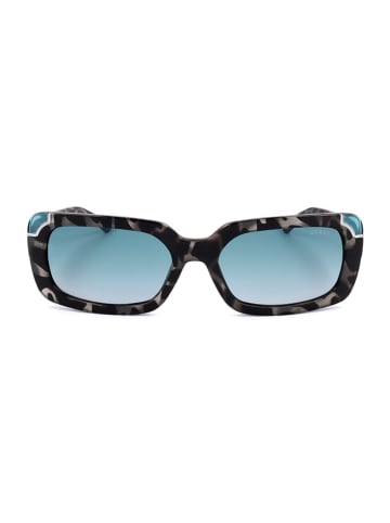 Guess Damskie okulary przeciwsłoneczne w kolorze szaro-niebieskim