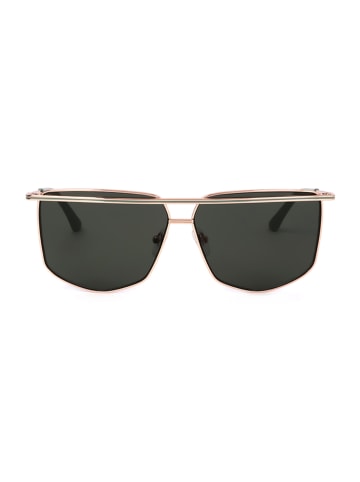 Guess Damskie okulary przeciwsłoneczne w kolorze złoto-czarnym