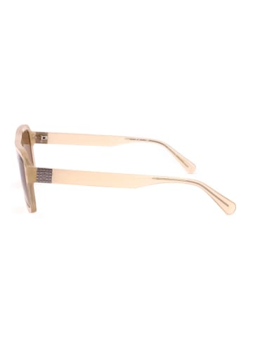 Guess Unisex-Sonnenbrille in Beige/ Braun