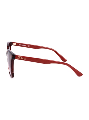 Karl Lagerfeld Damen-Sonnenbrille in Bordeaux/ Grau