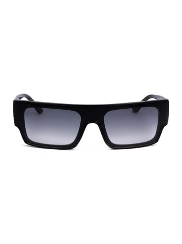 Karl Lagerfeld Okulary przeciwsłoneczne unisex w kolorze czarno-niebieskim