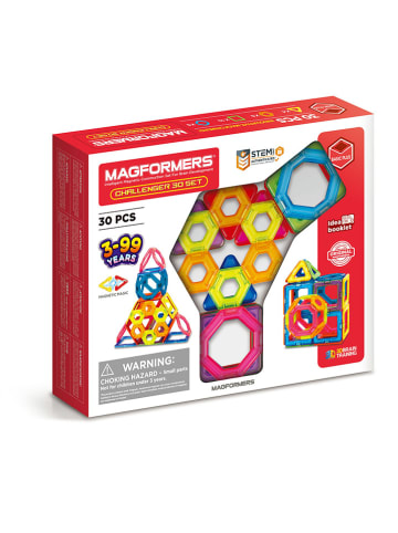 MAGFORMERS 30-częściowy zestaw magnetyczny "Challenger" - 3+