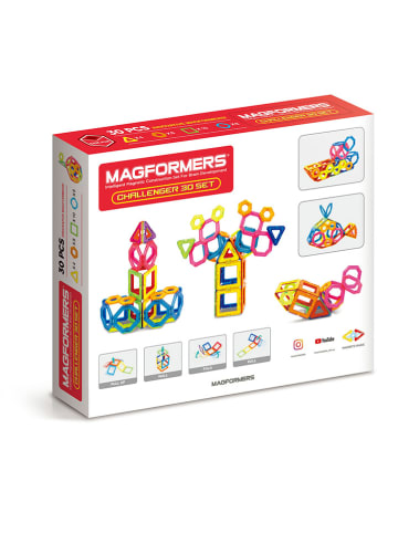 MAGFORMERS 30-częściowy zestaw magnetyczny "Challenger" - 3+