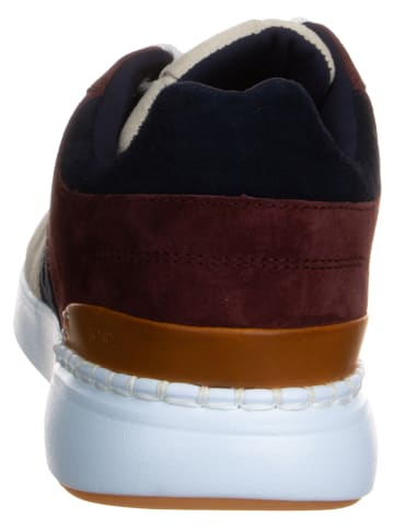 TOMS Skórzane sneakersy w kolorze brązowo-beżowym