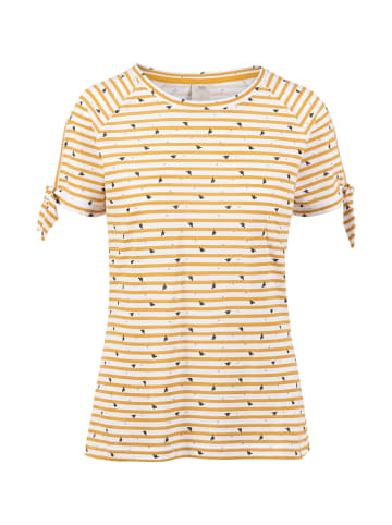Trespass Shirt "Penelope" in Gelb/ Weiß