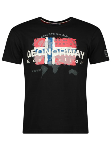 Geographical Norway Shirt "Jovanani" zwart