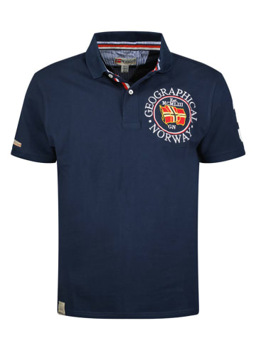 Geographical Norway Poloshirt "Kroos" donkerblauw