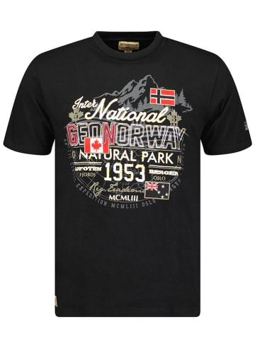 Geographical Norway Shirt "Jaldo" zwart