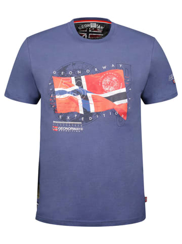 Geographical Norway Shirt "Drap" blauw