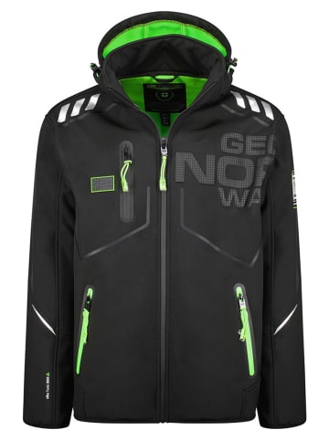 Geographical Norway Kurtka softshellowa "Robin" w kolorze czarnym