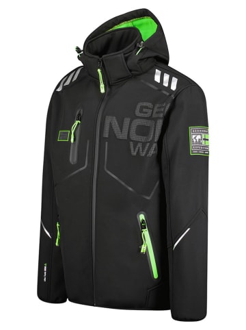 Geographical Norway Kurtka softshellowa "Robin" w kolorze czarnym