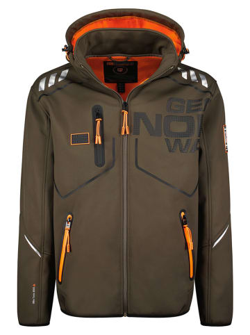 Geographical Norway Kurtka softshellowa "Robin" w kolorze khaki
