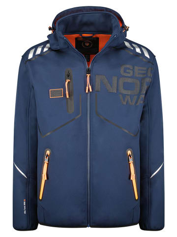 Geographical Norway Softshelljas "Robin" donkerblauw