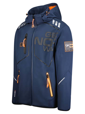 Geographical Norway Softshelljas "Robin" donkerblauw
