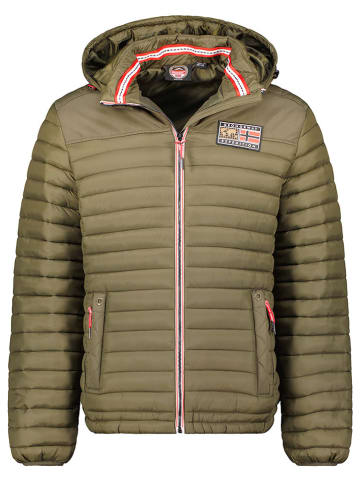 Geographical Norway Kurtka pikowana "Adalmo" w kolorze khaki