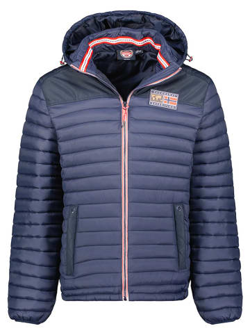 Geographical Norway Doorgestikte jas "Adalmo" donkerblauw