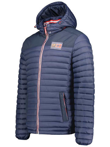 Geographical Norway Doorgestikte jas "Adalmo" donkerblauw