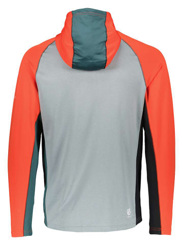 Dare 2b Trainingsjacke "Contend" in Grau/ Orange/ Petrol