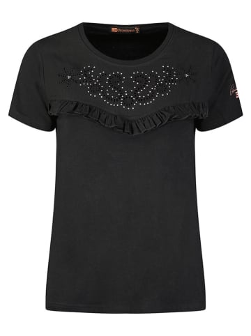 Geographical Norway Shirt "Joleil" in Schwarz