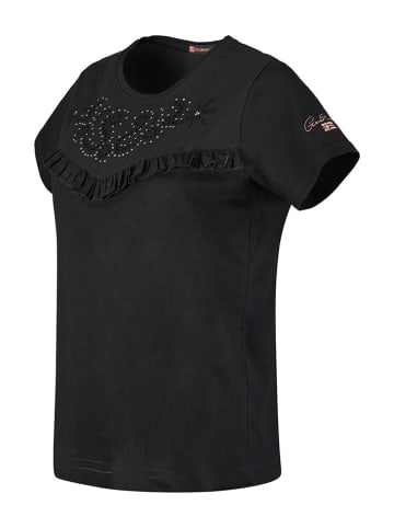 Geographical Norway Shirt "Joleil" in Schwarz