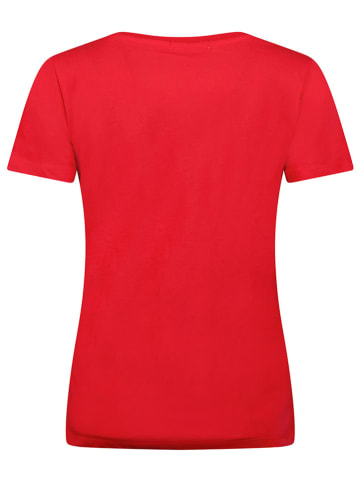 Geographical Norway Koszulka "Jonquille" w kolorze czerwonym