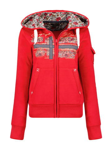 Geographical Norway Sweatjacke "Fabeaute" in Rot