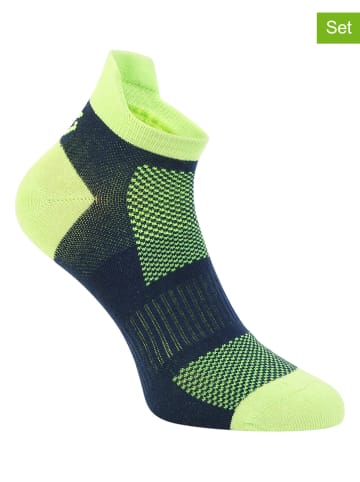 Regatta 2er-Set: Sportsocken "Accelerate" in Grün/ Dunkelblau