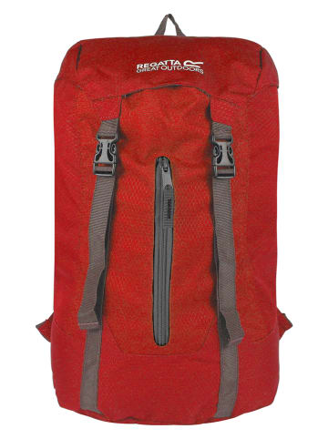 Regatta Skórzany plecak "Easypack" w kolorze czerwonym - 30 x 45 x 20 cm