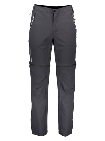 Regatta Spodnie funkcyjne Zipp-Off "Mountain" w kolorze antracytowym