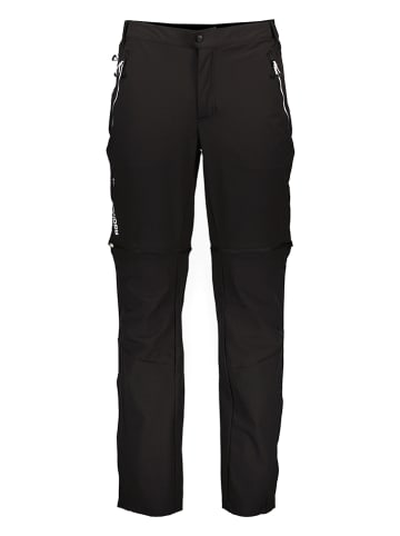 Regatta Spodnie funkcyjne Zipp-Off "Mountain" w kolorze czarnym
