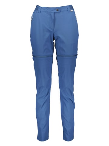 Regatta Spodnie funkcyjne Zipp-Off "Mountain" w kolorze niebieskim