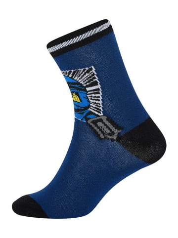 LEGO 3er-Set: Socken "LEGO Ninjago" in Blau/ Grau