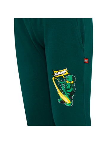 LEGO Spodnie dresowe "LEGO Ninjago" w kolorze zielonym