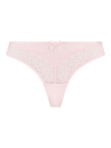 Hunkemöller Stringi w kolorze jasnoróżowym