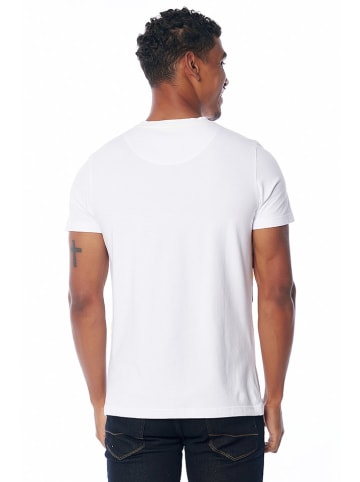 Galvanni Shirt in Weiß/ Schwarz/ Gelb