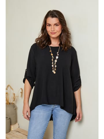 Curvy Lady Blouse zwart